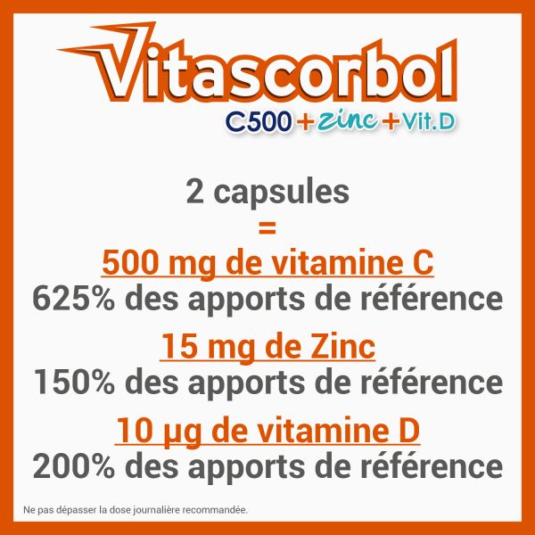  C500 + ZINC + VITAMINE D
